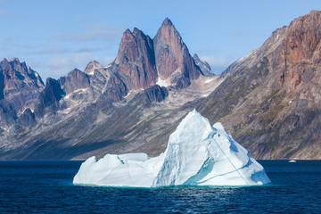 Iceberg in the Prince Christian Sound, Greenland © SCStock