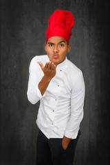 chef blowing kisses