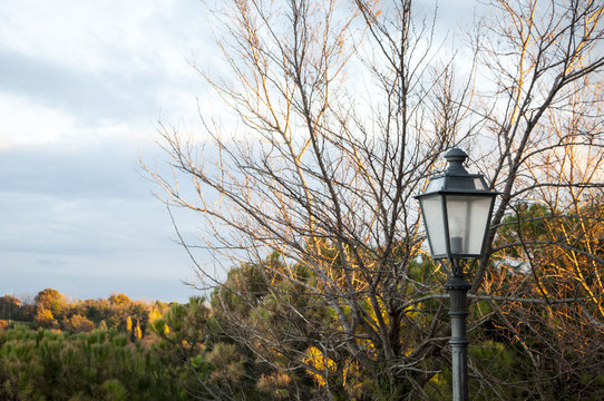 lampade da strada antiche 