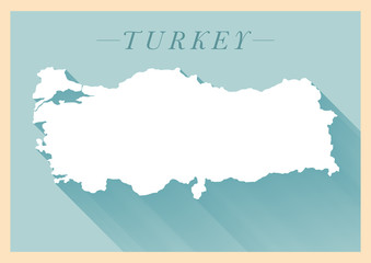 Turkey Map Design