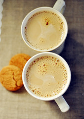 Aromatic morning coffee