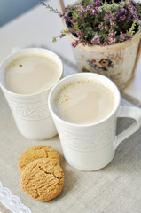 Aromatic morning coffee