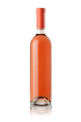 butelka różowego wina