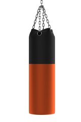 realistic 3d render of boxing bag
