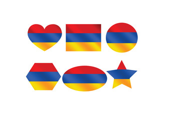 flag of Armenia themes design idea
