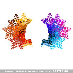 Obraz premium woman, wonderful, beautiful, tenderness, logo