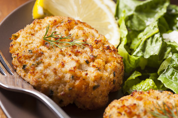 Organic Homemade Crab Cakes