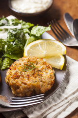Organic Homemade Crab Cakes