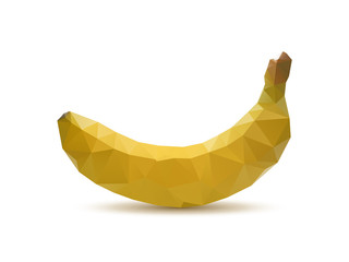 Abstract banana with triangle style