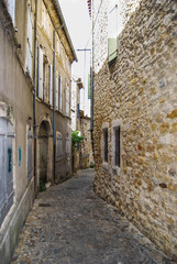 Fototapeta na wymiar Vallon Pont d'Arc en Ardèche, le village.