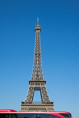 Fototapeta na wymiar Eiffel tower, Paris.