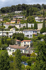 village Saint-Paul-de-Vence , Provence, South France. Vertical i