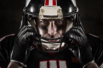  Portrait of american football player looking at camera © guerrieroale