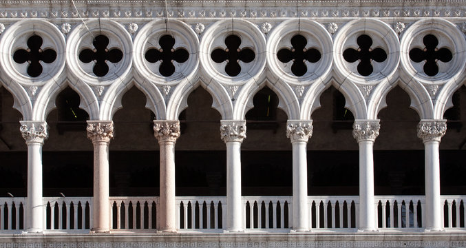 Fototapeta Doge's Palace facade closeup