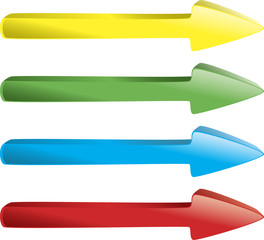 illustration of 3d arrows