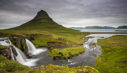 Kirkjufellsfoss on Snaefellsnes Peninsula, Iceland