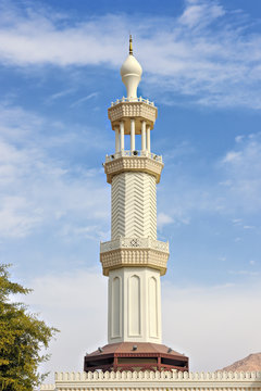 Minaret of the Al-Sharif Al-Hussein bin Ali Mosque in Aqaba
