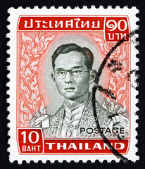 Postage stamp Thailand 1972 King Bhumibol Adulyadej