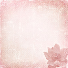 paper texture with lotus flower