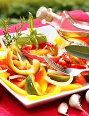 Peperonata - Paprikagemüse © Johanna Mühlbauer