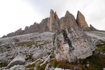 Fototapeta premium Drei Zinnen - Dolomiten - Alpen