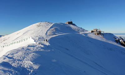 Winter scenery , Kasprowy Wierch is  mountain in Tatras
