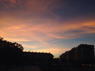 atardecer en Elche