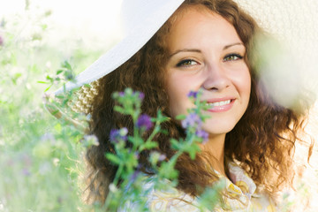 Girl in hat