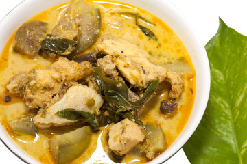 Chicken green curry
