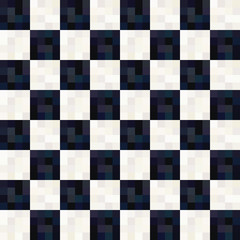 seamless black and white square pattern