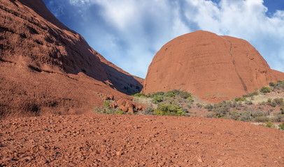 Shapes of Australian Outback in Northern Territory