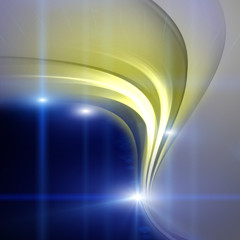 futuristic wave background design with lights