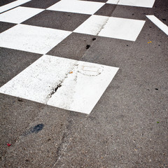 Car race asphalt