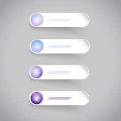 Set of banners