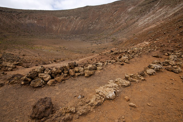 Fototapeta na wymiar Kamień w Lanzarote wulkany