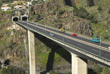 Madeira island . Bridge.