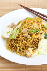 Chinese food, fried noodle