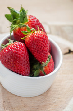 strawberry in bowl