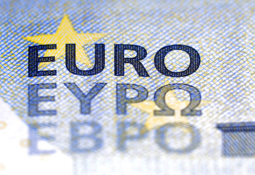 A new 5 Euro bank note with added Bulgarian EBPO writing
