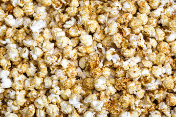 background of popcorn