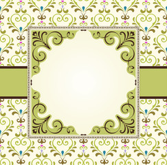 Ornate Damask Frame