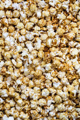 background of popcorn
