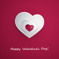 Valentines Day Card Design - Template Illustration