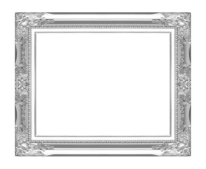 picture frame antique isolated on white background