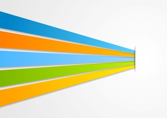 Bright vector stripes background