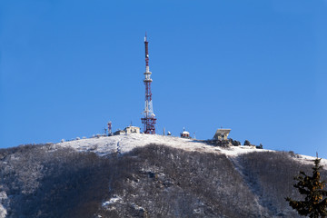 Телебашня в городе Пятигорск на горе Машук