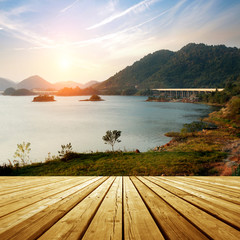 platform beside sea