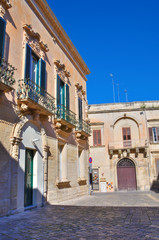 Fototapeta na wymiar Palmieri pałac. Lecce. Apulia. Włochy.
