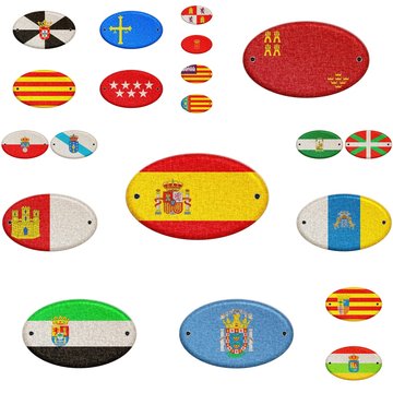 Wooden sign of Spain.