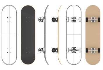 Das Skateboard © beermedia